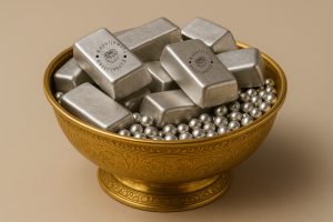 شمش و ساچمه نقره 